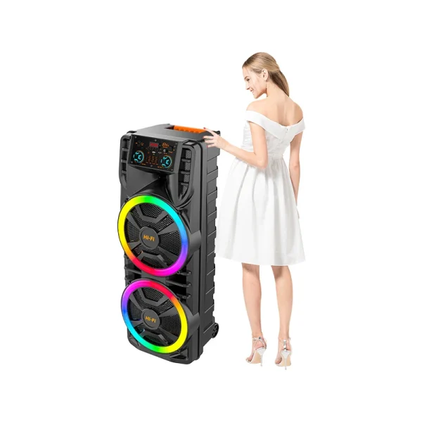 اسپیکر بلوتوثی بوک‌باکس ۸۰ وات با نور RGB، مناسب خرید عمده