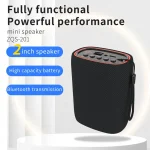 مینی اسپیکر بلوتوث با نور RGB، مناسب خرید عمده