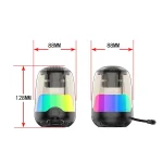 اسپیکر بلوتوثی قابل حمل با نور RGB، مناسب خرید عمده