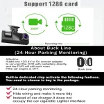 دوربین خودرو سه‌کاناله با سه لنز برای ضبط جلو، داخل کابین و عقب خودرو