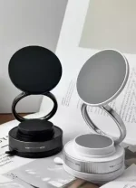 پایه نگهدارنده مغناطیسی موبایل با طراحی مکشی و قابلیت چرخش 360 درجه مناسب خودرو و میز کار