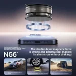 پایه نگهدارنده مغناطیسی موبایل با طراحی مکشی و قابلیت چرخش 360 درجه مناسب خودرو و میز کار