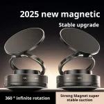 پایه نگهدارنده مغناطیسی موبایل با طراحی مکشی و قابلیت چرخش 360 درجه مناسب خودرو و میز کار