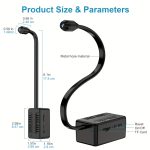 دوربین امنیتی خانگی فول اچ‌دی 1080P با باتری 2000 میلی‌آمپر، مجهز به وای‌فای، دید در شب، تشخیص حرکت و قابلیت مکالمه دوطرفه برای نظارت خانگی و محل کار