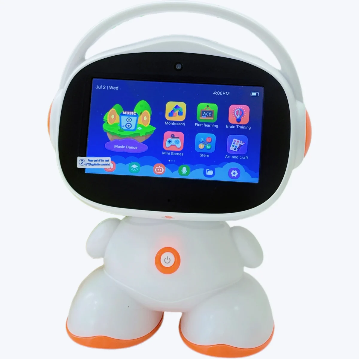 ربات هوشمند آموزشی ۷ اینچی با طراحی رنگی و قابلیت رقص و مکالمه برای کودکان