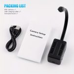 دوربین امنیتی خانگی فول اچ‌دی 1080P با باتری 2000 میلی‌آمپر، مجهز به وای‌فای، دید در شب، تشخیص حرکت و قابلیت مکالمه دوطرفه برای نظارت خانگی و محل کار