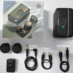 میکروفون یقه‌ای بی‌سیم Q8 Dual Output با رسیور چندکاره مناسب ولگ و مصاحبه