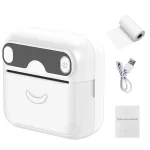 پرینتر جیبی حرارتی مدل A32 با اتصال بلوتوث، مناسب خرید عمده برای چاپ عکس و لیبل از طریق موبایل