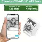 پرینتر جیبی حرارتی مدل A32 با اتصال بلوتوث، مناسب خرید عمده برای چاپ عکس و لیبل از طریق موبایل