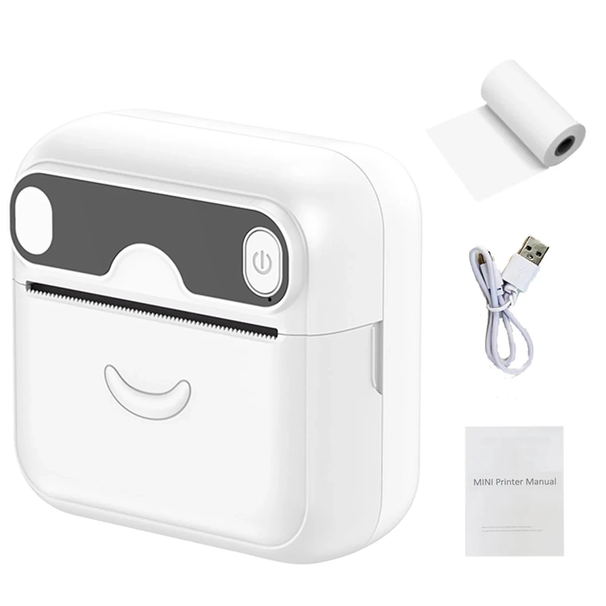 a32-mini-pocket-printer-bluetooth-thermal-photo-label پرینتر جیبی حرارتی مدل A32 با اتصال بلوتوث، مناسب خرید عمده برای چاپ عکس و لیبل از طریق موبایل