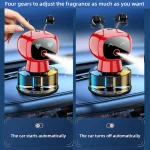 خوشبوکننده هوشمند اتوماتیک خودرو با طراحی شیشه‌ای لوکس و اسپری خودکار مناسب داشبورد