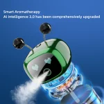 خوشبوکننده هوشمند اتوماتیک خودرو با طراحی شیشه‌ای لوکس و اسپری خودکار مناسب داشبورد