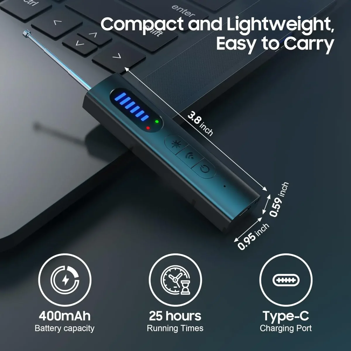 دستگاه ضد سرقت و اسکنر هوشمند T15 با طراحی کوچک و قابلیت شناسایی GPS و دوربین مخفی