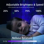 لامپ پروژکتوری ستاره‌ای مدل فضانورد، مناسب خرید عمده از چین و دبی، نورپردازی کهکشانی برای اتاق کودک و دکور رومانتیک