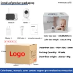 مانیتور کودک VB603Pro با صفحه 3.5 اینچ و کیفیت 720P HD، مجهز به دید در شب، مکالمه دوطرفه و تشخیص صدا برای نظارت ایمن بر نوزاد