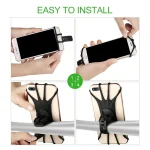 پایه نگهدارنده گوشی سیلیکونی با چرخش ۳۶۰ درجه مناسب دوچرخه و موتور، مناسب خرید عمده برای واردات و پخش در بازار ایران و کشورهای منطقه