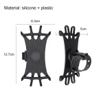 پایه نگهدارنده گوشی سیلیکونی با چرخش ۳۶۰ درجه مناسب دوچرخه و موتور، مناسب خرید عمده برای واردات و پخش در بازار ایران و کشورهای منطقه