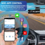 دوربین داشبورد خودرو 4K E-Too با طراحی مخفی و زاویه دید 160 درجه