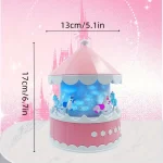 چراغ خواب پروژکتوری موزیکال مدل فیلم ۲۱، مناسب خرید عمده از چین و دبی، نورپردازی آرامش‌بخش کودکانه با قابلیت چرخش و پخش موسیقی