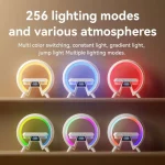 شارژر بی‌سیم چندکاره G-Shape سه‌در‌یک با طراحی شفاف شامل چراغ LED و اسپیکر بلوتوث