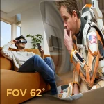 عینک واقعیت مجازی گیمینگ با صفحه‌نمایش بزرگ و پشتیبانی از AR و 3D، مناسب خرید عمده برای واردات و پخش منطقه‌ای