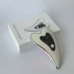 ماساژور صورت گواشا برقی با طراحی ارگونومیک، مجهز به میکروکارنت و ویبره برای لیفتینگ و رفع چروک پوست