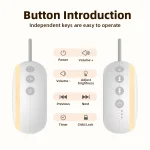 دستگاه صدای سفید و چراغ خواب کودک HiFiD با طراحی فانتزی و نور ملایم