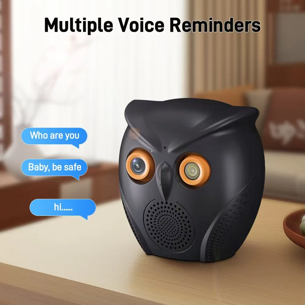 دوربین امنیتی ICSEE 1080P در حال نصب در خانه برای نظارت شبانه و مکالمه دوطرفه