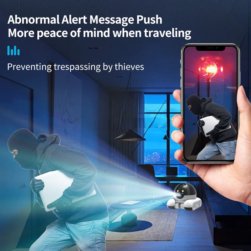 دوربین هوشمند بی‌سیم 4G با قابلیت کنترل از راه دور، دید در شب رنگی و مانیتورینگ موبایلی برای امنیت خانه، فروشگاه و فضای باز