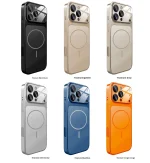 قاب شیشه‌ای مات لوکس مغناطیسی آیفون با طراحی ضد خش و پشتیبانی از شارژ بی‌سیم