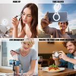 چراغ سلفی مغناطیسی پرتابل با طراحی سبک و سه حالت نور، مناسب خرید عمده و واردات پرسود به ایران و کشورهای خلیج فارس.