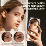 ریموت کنترل مغناطیسی موبایل 1800mAh با طراحی بی‌سیم و قابلیت استفاده به‌عنوان مانیتور سلفی