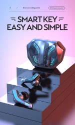 ایرفون گیمینگ MD158 با نور LED و مقاومت IPX5، مناسب خرید عمده