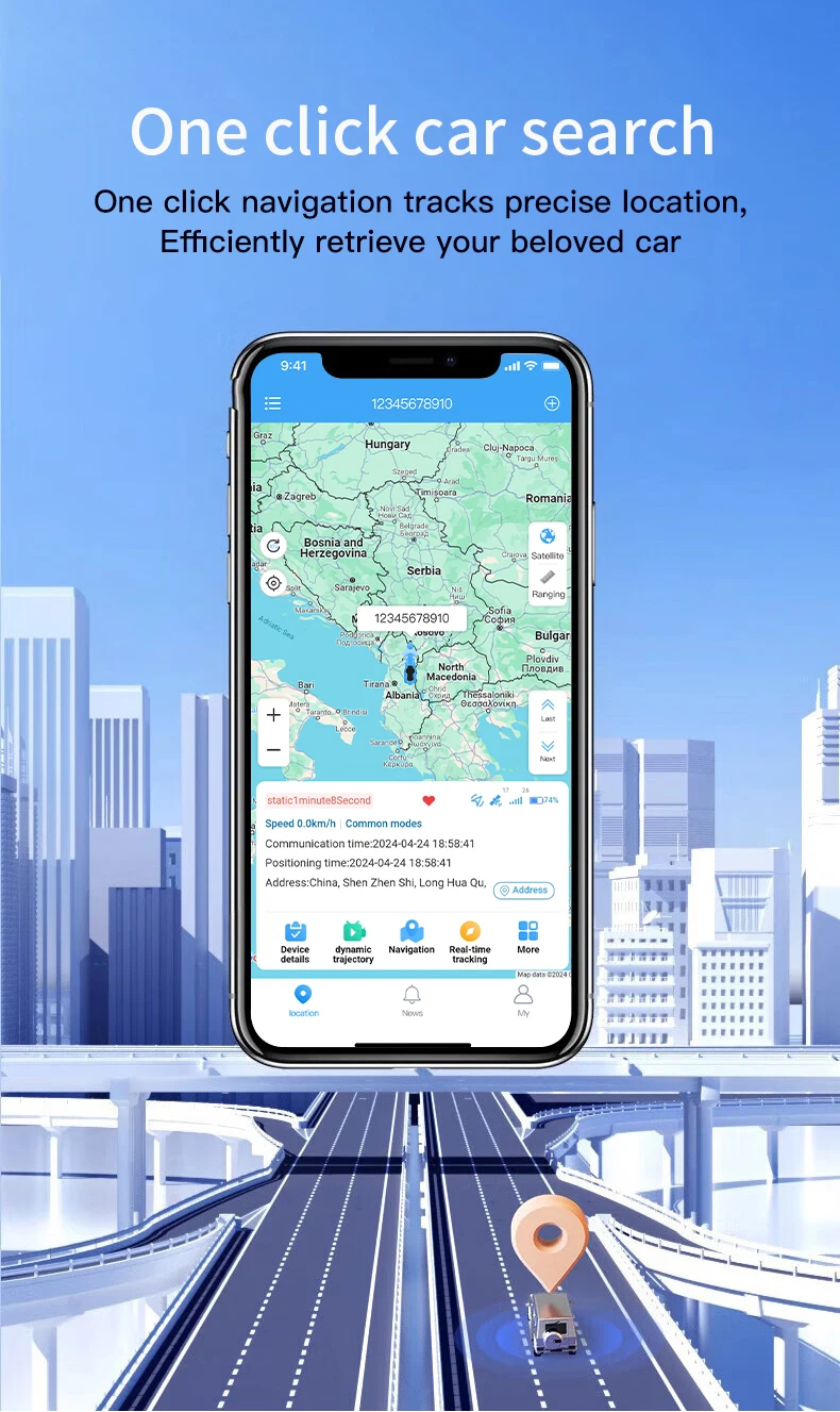 توضیحات ردیاب GPS کوچک نصب‌شده در خودرو برای ردیابی لحظه‌ای