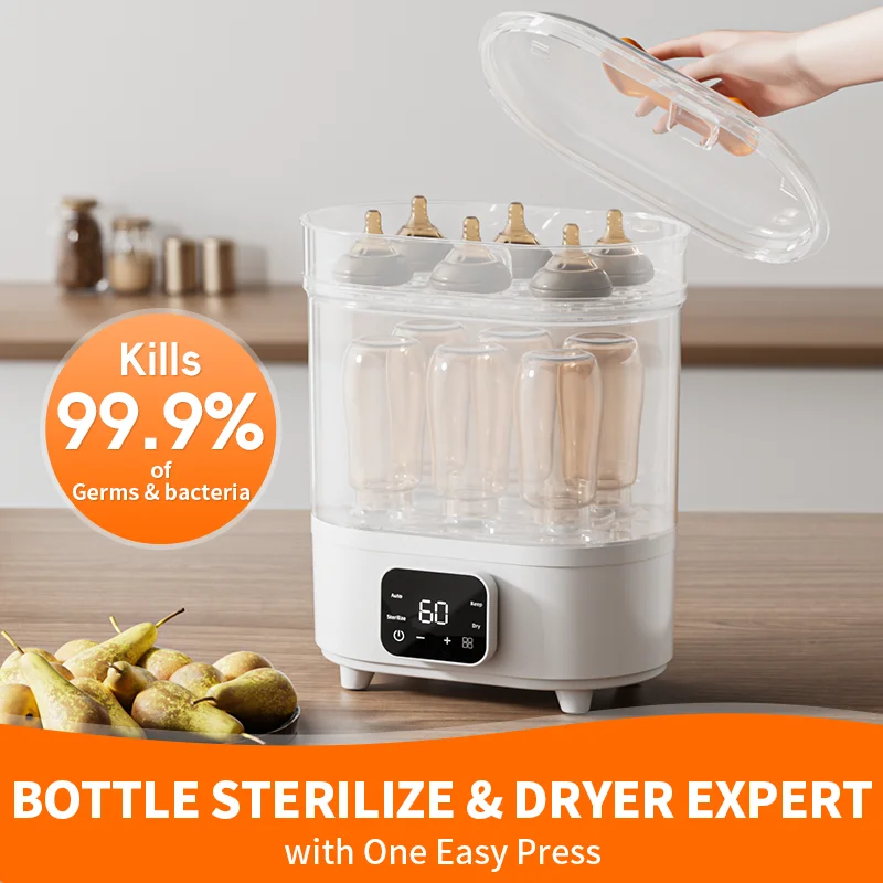 گرمکن چندکاره شیر و غذای کودک با قابلیت استریل بطری و بخارساز