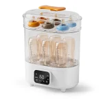 گرم‌کن چندکاره شیر و غذای کودک با قابلیت استریل بطری و بخارساز