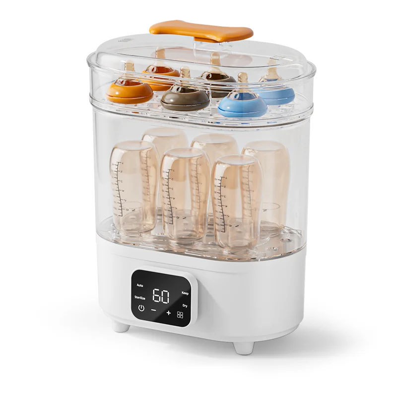 گرم‌کن چندکاره شیر و غذای کودک با قابلیت استریل بطری و بخارساز