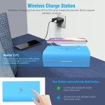 جعبه استریل‌کننده UV چندکاره با قابلیت شارژ بی‌سیم سریع ۱۰ وات برای موبایل