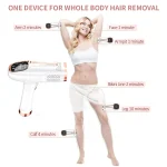 دستگاه لیزر خانگی IPL دیود فوتون 2025 با طراحی پرتابل و فناوری خنک‌کننده