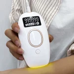 دستگاه لیزر خانگی پرتابل IPL برای حذف موهای زائد با طراحی ارگونومیک