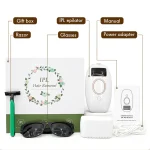 دستگاه لیزر خانگی پرتابل IPL برای حذف موهای زائد با طراحی ارگونومیک