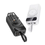 پاوربانک 30000 میلی‌آمپر با نمایشگر دیجیتال، شارژ بی‌سیم و شارژ سریع، مناسب خرید عمده برای واردات و پخش در بازار ایران و کشورهای منطقه