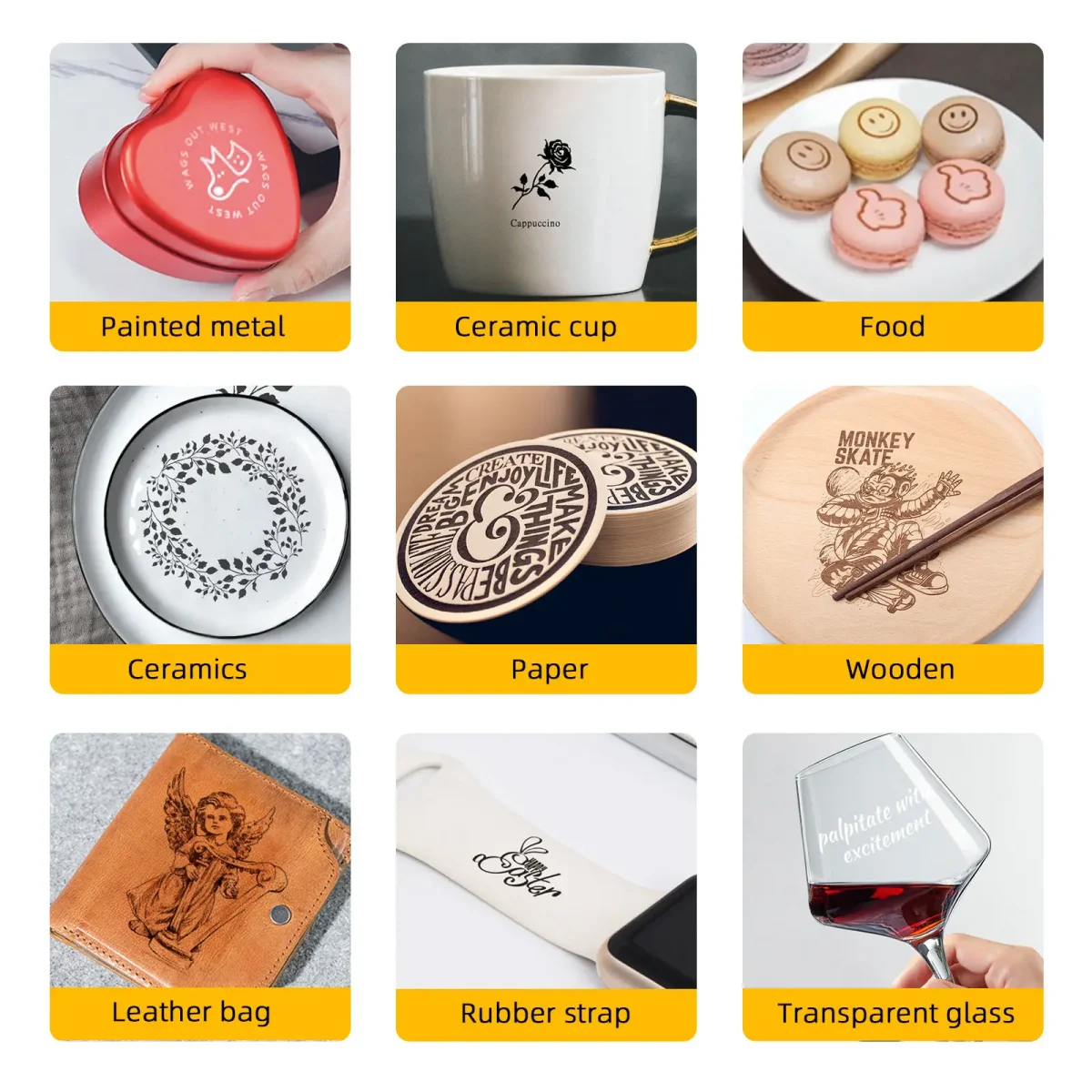 دستگاه حکاکی لیزری قابل حمل DAJA DJ6 با طراحی مینی و سبک، مناسب حکاکی روی چوب، پلاستیک، چرم و فلزات سبک برای کارهای DIY و تولیدی