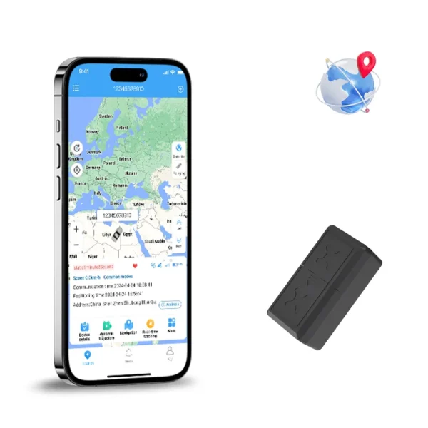 ردیاب GPS مینی 4G مغناطیسی با طراحی ضدآب و قابلیت ردیابی لحظه‌ای برای خودرو و موتور
