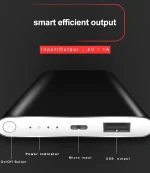 پاوربانک جیبی اضطراری مدل Slim Clip با طراحی باریک و پورت Type-C، مناسب خرید عمده برای واردات و پخش تجهیزات جانبی موبایل