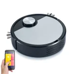 ربات جاروی هوشمند مدل ES300 با طراحی باریک و عملکرد خودکار، مناسب خرید عمده برای واردات و پخش تجهیزات نظافت خانگی