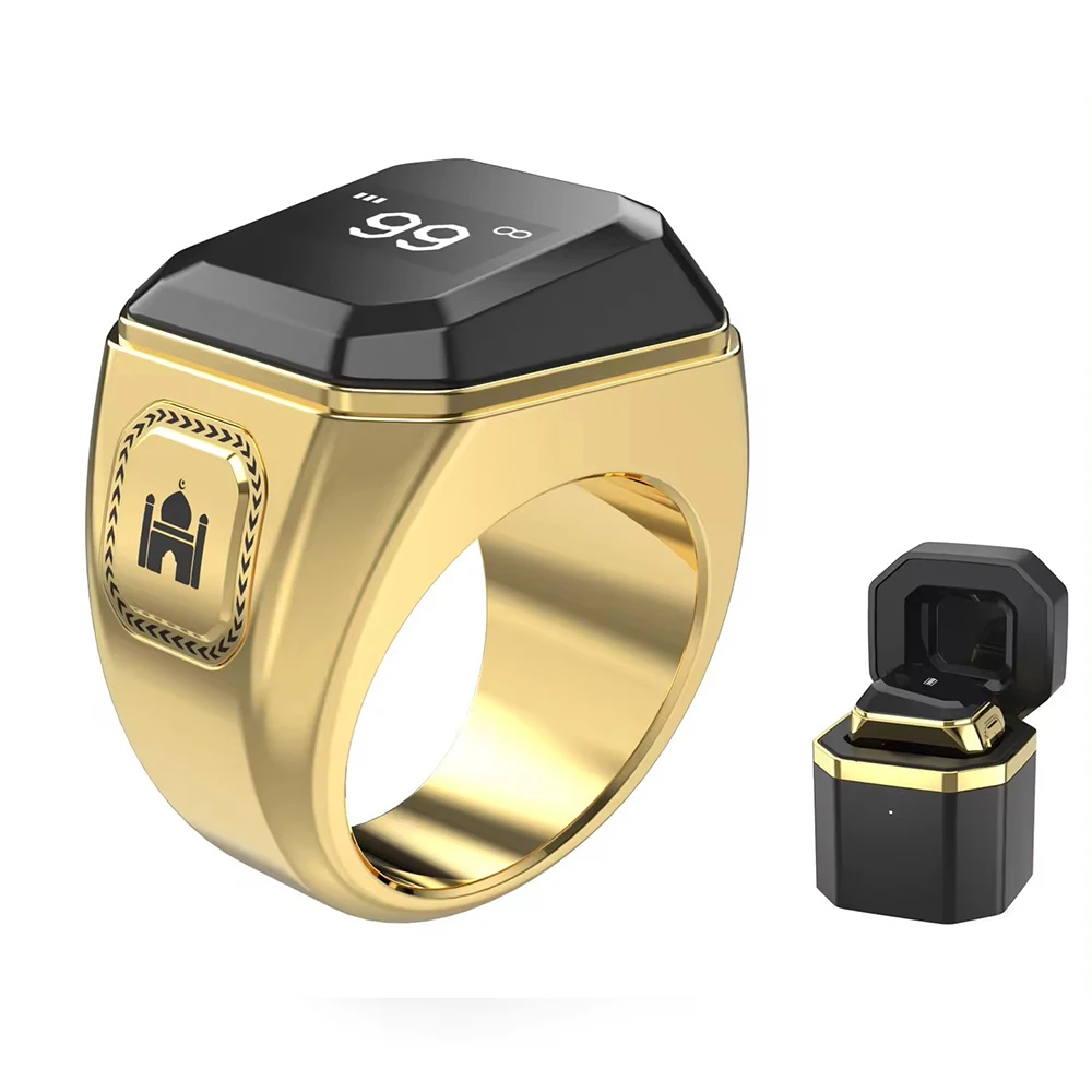 حلقه هوشمند اسلامی مدل E01 با قابلیت یادآوری نماز و ذکر، مناسب واردات و پخش در بازار ایران و کشورهای مسلمان‌نشین