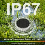 چراغ خورشیدی فضای باز ضدآب IP65 مدل SD-SL2149 با نور RGB، مناسب خرید عمده از چین برای باغ و محوطه‌سازی