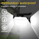 چراغ خورشیدی دیواری باغچه‌ای LED با سنسور حرکتی، مناسب خرید عمده از چین و دبی، ضدآب و مناسب برای روشنایی حیاط و فضای باز