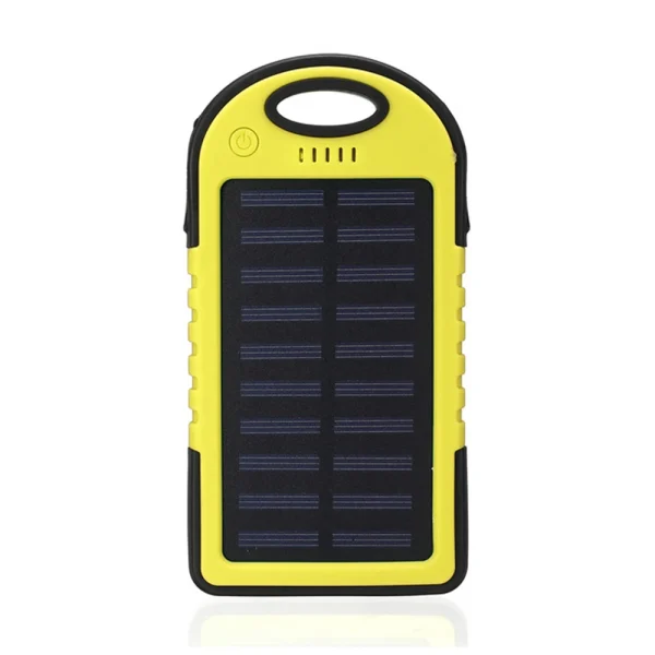 پاوربانک خورشیدی ضدآب مدل MiniTorch با ظرفیت 4000 میلی‌آمپر و چراغ قوه LED، مناسب خرید عمده برای واردات و پخش در بازار ایران و کشورهای منطقه